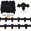 5Yards Polyester Flower Lace Ribbon OCOR-NB0002-82D-2
