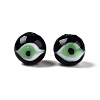 Handmad Evil Eye Round Lampwork Beads LAMP-T021-17E-1