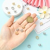 16Pcs 2 Colors Alloy European Beads MPDL-YW0001-09-3