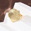 Ocean Brass Cuff Open Rings LS-RJEW-Z129-01G-01-3