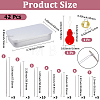 304 Stainless Steel Knitting Needles Kits DIY-CY0004-15-2