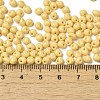 6/0 Opaque Baking Paint Glass Seed Beads SEED-M012-02A-07-4