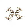 Tibetan Style Alloy Toggle Clasps MLF1075Y-NF-2