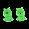 Luminous Resin Cute Little Dog Ornaments RESI-R459-02C-3