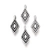 Tibetan Style Alloy Pendants TIBE-N015-02AS-1