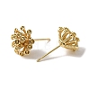 Brass Cubic Zirconia Stud Earring Settings CU-CBA53F6-02G-2