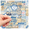 50Pcs PVC Stamp Stub Paper Self-Adhesive Stickers PW-WGF3618-01-4