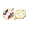 Ocean Alloy Enamel Pendants ENAM-B041-01O-3