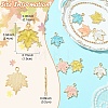 10Pcs 5 Colors Autumn Theme Zinc Alloy Pendants ENAM-YW0005-10-3