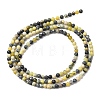 Natural Yellow Turquoise(Jasper) Beads Strands G-Z116-A19-2mm-3
