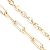 Brass Paperclip Chain Cable Chain Necklace Slider Making AJEW-JB01525-3