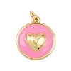 Brass Enamel Pendants KK-L251-02G-A05-1
