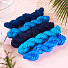 5 Bundles 5 Colors Acrylic Fiber Yarn OCOR-TA0003-22-6