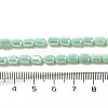 Electroplate Glass Beads Strands EGLA-D031-01F-4