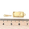 Brass Box Clasps KK-P291-39G-4