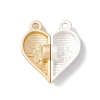Love Heart Alloy Magnetic Clasps FIND-C013-01D-2