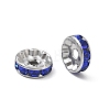 304 Stainless Steel Rhinestone Spacer Beads RB-CBA18B7-01P-06-2