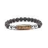 Mala Beads Bracelet BJEW-JB07890-01-1