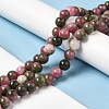 Natural Dyed Jade Beads Strands G-M402-C04-10-2
