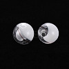 Transparent Handmade Blown Glass Globe Beads GLAA-T012-33A-05-2