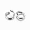 Tarnish Resistant 304 Stainless Steel Open Jump Rings STAS-H437-5x1mm-2