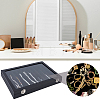 10 Grids Wood Coverd with PU Leather Necklaces Display Cases AJEW-WH20054-340E-6
