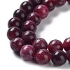 Dyed Natural Malaysia Jade Beads Strands G-G021-01B-04-4