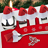 Mini Cloth Christmas Hat AJEW-WH0001-70-5