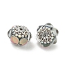 Acrylic Rhinestone Rondelle Beads CLAY-NH0003-02AS-08-2