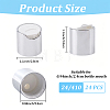 24Pcs Plastic Press Caps KY-CP0001-37B-2