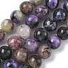 Natural Charoite Beads Strands G-C270-O03-08-2