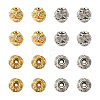 Craftdady 30 Pcs 2 Colors Brass Beads RB-CD0001-02-10