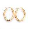 201 Stainless Steel Hoop Earrings EJEW-A052-16C-1