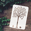 Plastic Drawing Painting Stencils Templates DIY-WH0396-0112-3