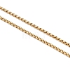 Adjustable Natural Keshi Pearl Heart Pendant 304 Stainless Steel Box Chain Lariat Necklaces NJEW-JN05947-5