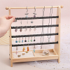 5-Tier Detachable Wooden Jewelry Display Stands with Tray NDIS-WH0006-14-3