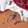  15Pcs 6 Colors Alloy Swivel Snap Hook Clasps FIND-TA0003-79-7