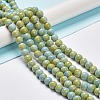 Glass Round Beads Strands GLAA-M044-01C-2