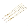 Natural Baroque Pearl Keshi Pearl Lariat Necklaces NJEW-JN03042-2