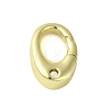 Brass Spring Gate Rings KK-B089-10G-1