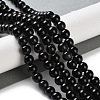 Natural Obsidian Beads Strands G-S150-20B-8mm-2