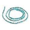 Natural HuBei Turquoise Beads Strands G-A026-A10-2mm-2