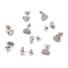 Non-Tarnish 304 Stainless Steel Stud Earring Findings STAS-I183-04A-P-1