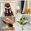 1Roll Single Face Printed Polyester Satin Ribbon SRIB-CY0001-47C-5