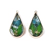 Epoxy Resin Pendants KK-Q082-01KCG-04-1