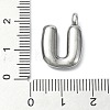 Anti-Tarnish 304 Stainless Steel Pendants STAS-U033-02P-U-3