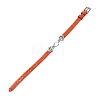Adjustable Cowhide Bracelet Making for Beads BJEW-P394-05P-3