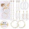 DIY Imitation Pearl Long Drop Earring Making Kit DIY-SZ0009-67-1