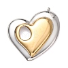 304 Stainless Steel Big Pendants STAS-Z192-06GP-1