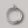 304 Stainless Steel Locket Pendants STAS-WH0043-21C-P-1